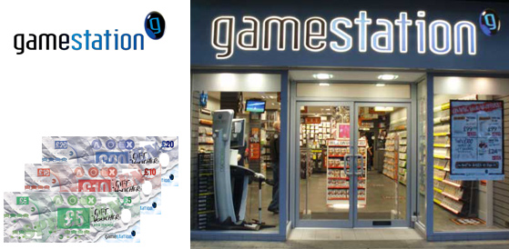 Gamestation Gift Vouchers