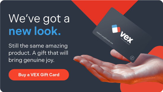 The VEX Gift Card has a new look!