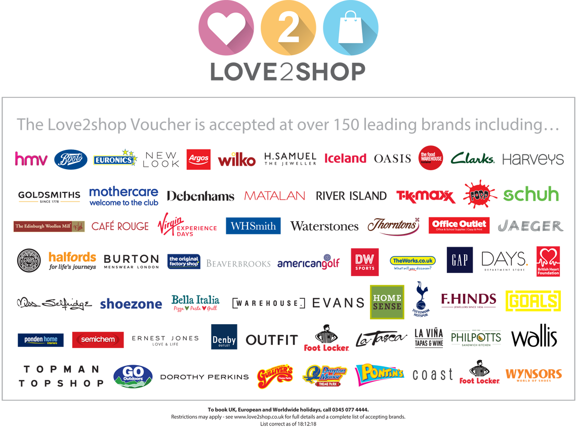 Love2Shop - Gift Vouchers | Voucher Express